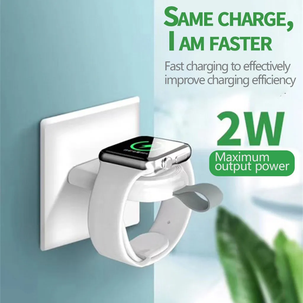 Ouhaobin Магнитный USB беспроводное зарядное устройство док-станция для Apple Watch