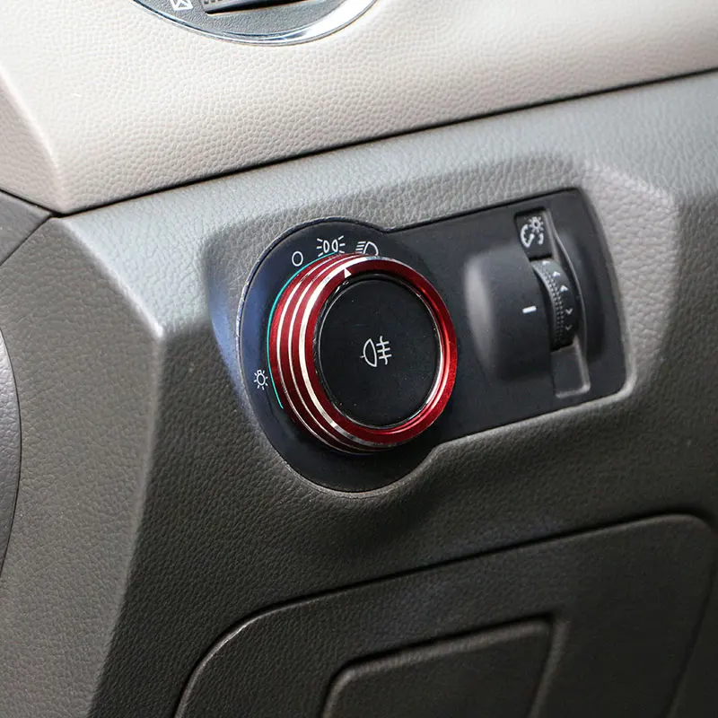 

Zlord Car Headlight Lamp Switch Knob Cover Sticker for Chevrolet Malibu Cruze Trax for Opel Mokka ASTRA J Insignia Parts