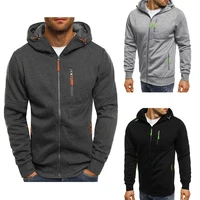 2021 new mens hoodies casual hooded coat spring autumn sportswear male cardigan sweatshirt mens hip hop