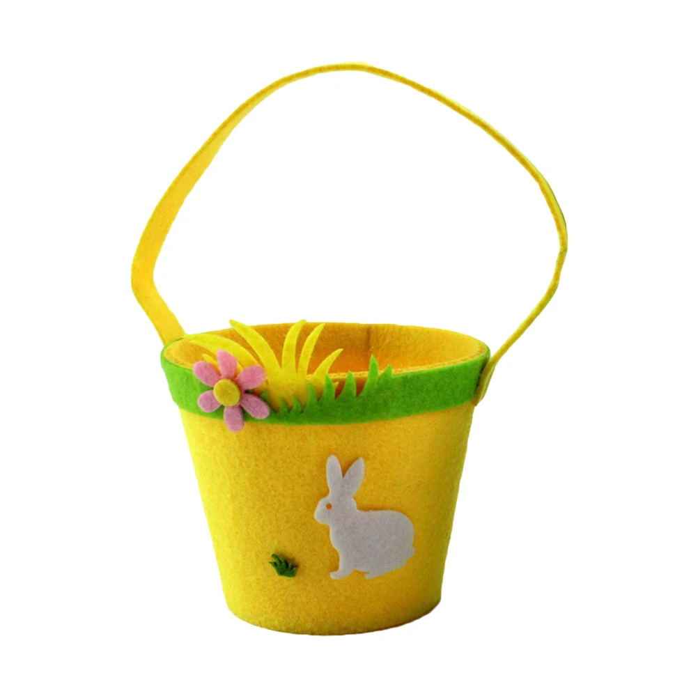 1 шт. пасхальные яйца корзины для детей нетканые с кроликом охотников за яйцами