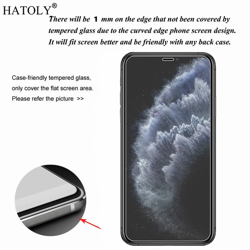2pcs for iphone se 2020 glass for iphone 13 12 11 pro max mini 6s 7 8 plus x xs max xr tempered glass film screen protector free global shipping