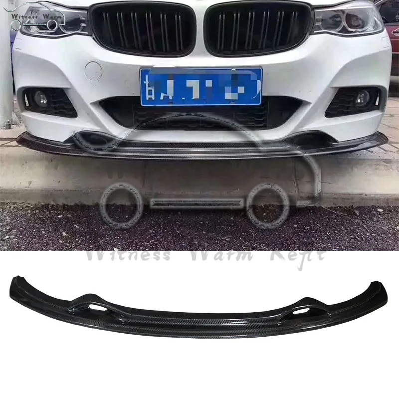 Передний бампер из углеродного волокна 3 серии спойлер разветвители для BMW GT F34 M