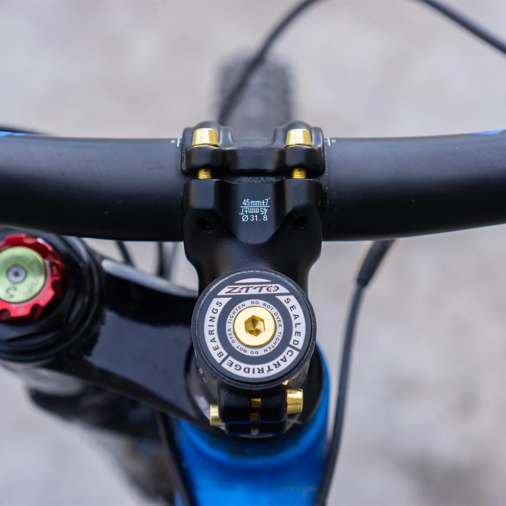 ZTTO велосипед MTB 45 мм стебель 7 градусов 31 8 легкий фиолетовый зеленый черный