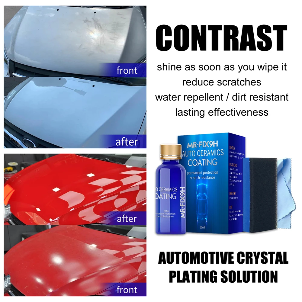 Жидкое керамическое покрытие для автомобиля 9H гидрофобное автомобильного