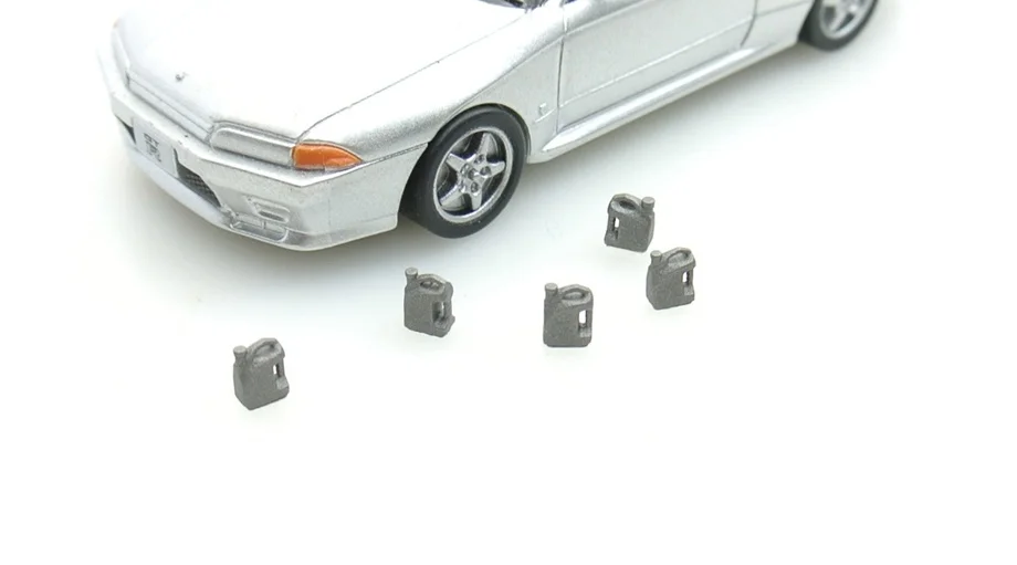 

1/64 Handmade Motor Fuel Oil Pot Can Car Model Garage Scene