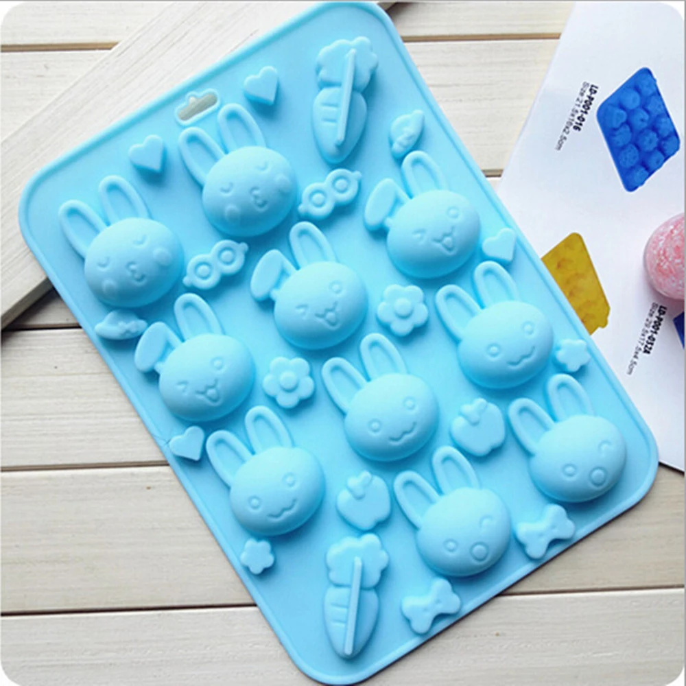 1 шт. 10 отверстий форма для торта с кроликом резак печенья инструмент выпечки