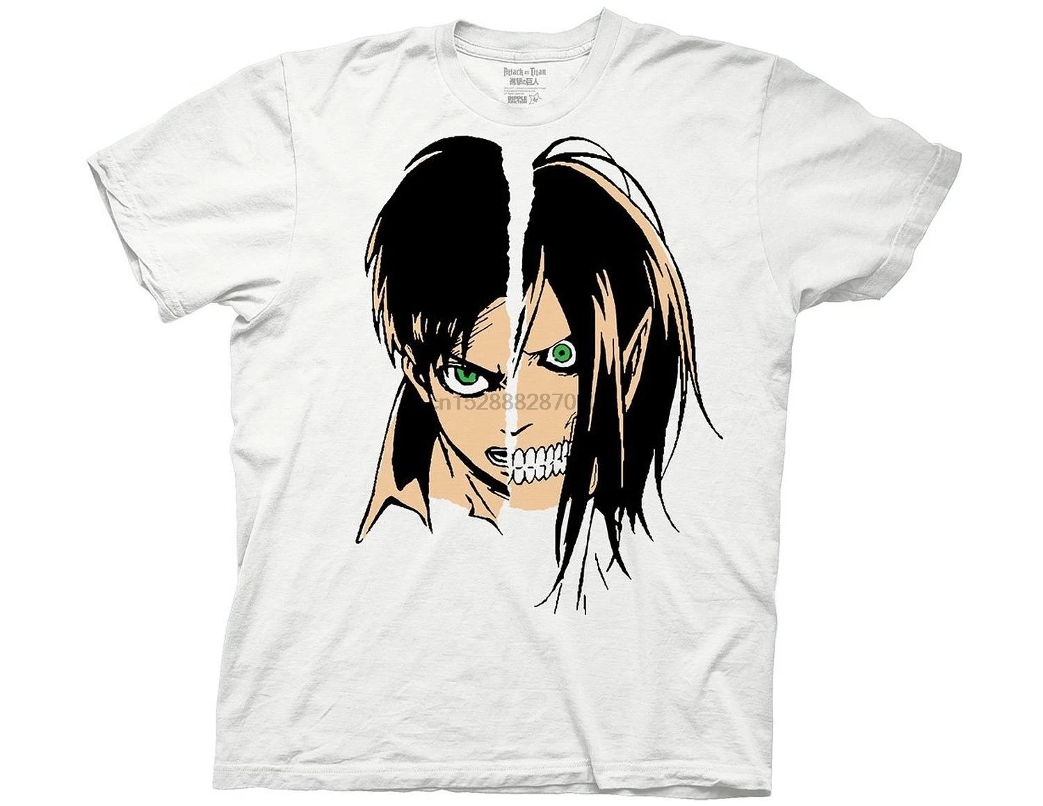 Attack On Titan Erin мужская белая футболка с рисунком Футболка Мужская Унисекс Новая