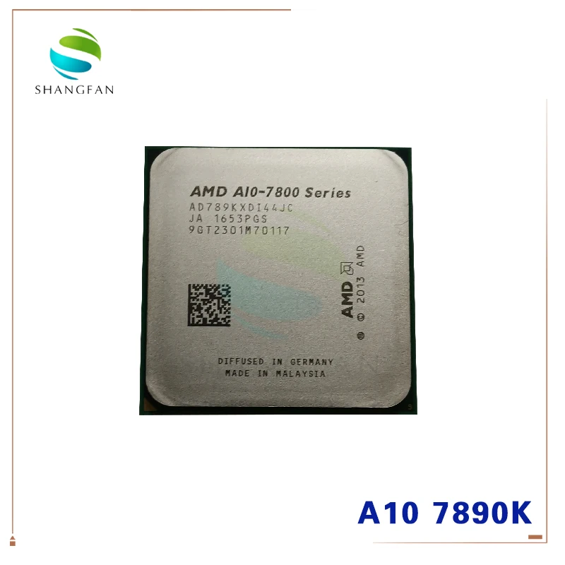 Новый четырехъядерный процессор AMD A10 Series 7890 K 4 1 GHz AD789KXDI44JC Socket FM2 + с охлаждающим