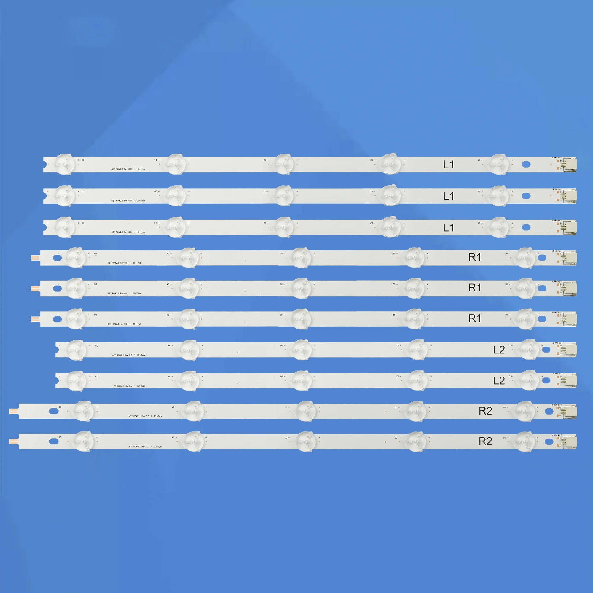 10 шт./Лот Новая светодиодная подсветка для 42 &quotROW2.1 REV0.0 42LA620V 6916L-1412A/1413A/1414A/1415A
