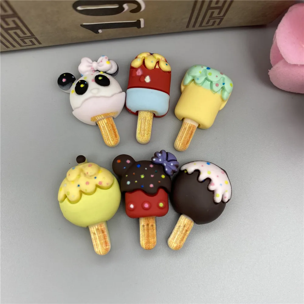 Бесплатная доставка! Полимерный миниатюрный Kawaii горячая Распродажа мороженого.