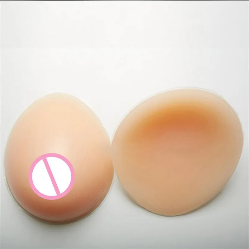 1000g Artificial Silicone Breast Forms Soft Fake Boobs False Breast for Crossdresser Transvestite Drag Queen Implant Enhancer S4