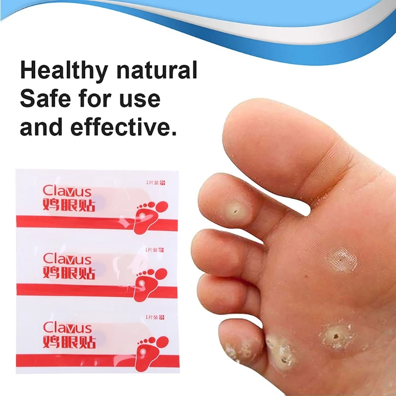 

Q1QD 6 Pieces Foot Care Sticker Patch Corn Removal Pads Warts Thorn Curative Patches Calluses Remove Callosity Detox