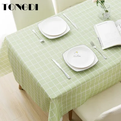 TONGDI портативный Настольный плед PEVA водостойкий маслостойкий экологичный