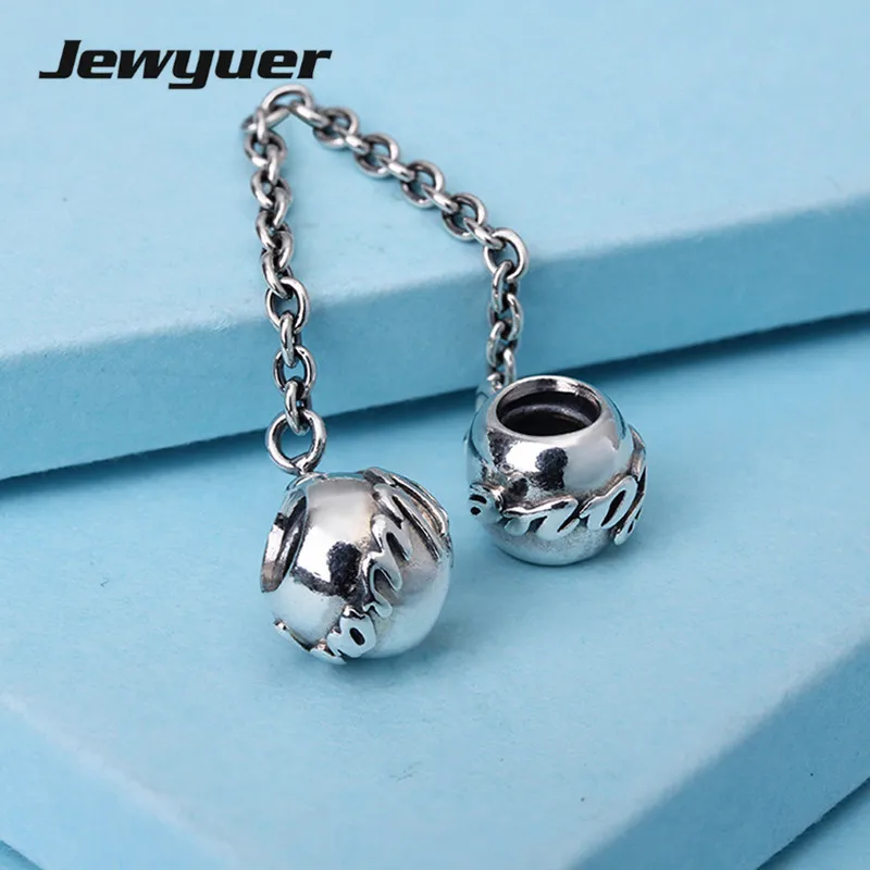 Женская цепочка из серебра 2017 пробы с шармами и бусинами | Украшения аксессуары