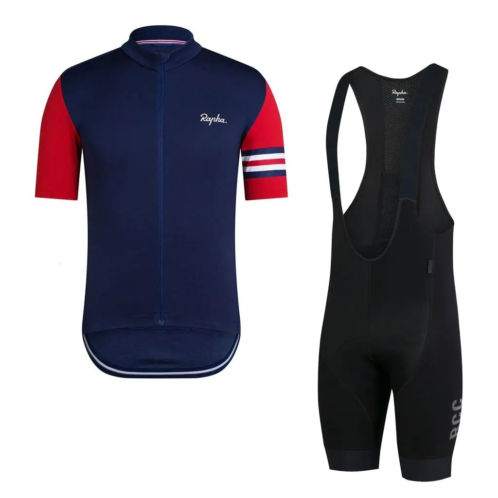 2021 велосипедный комплект Rapha мужская команда летняя одежда для велоспорта