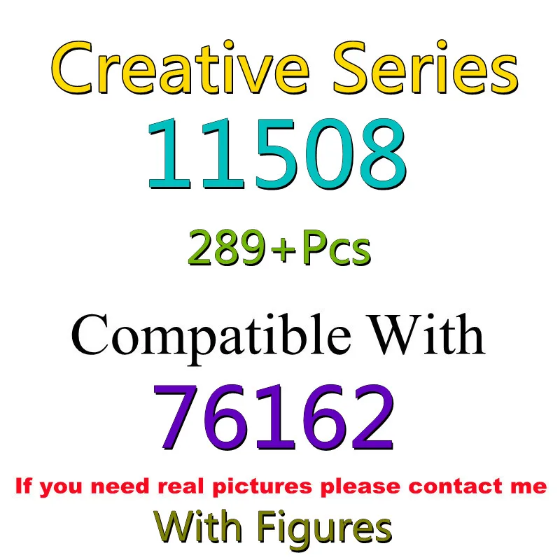 

289Pcs 11508 Building Block Toy Creative Series 76162 Assembled Building Block Children's Toy Gifts