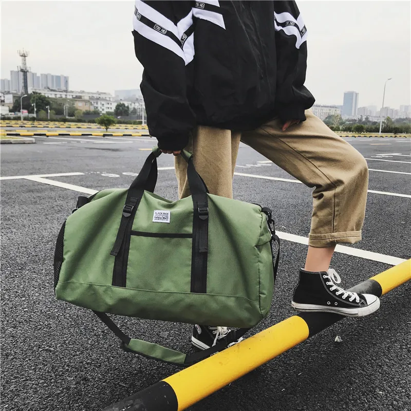 

Gym Bag Men And Women Travel Bag Shoulder Bag Cylinder Sports Hand Training Package