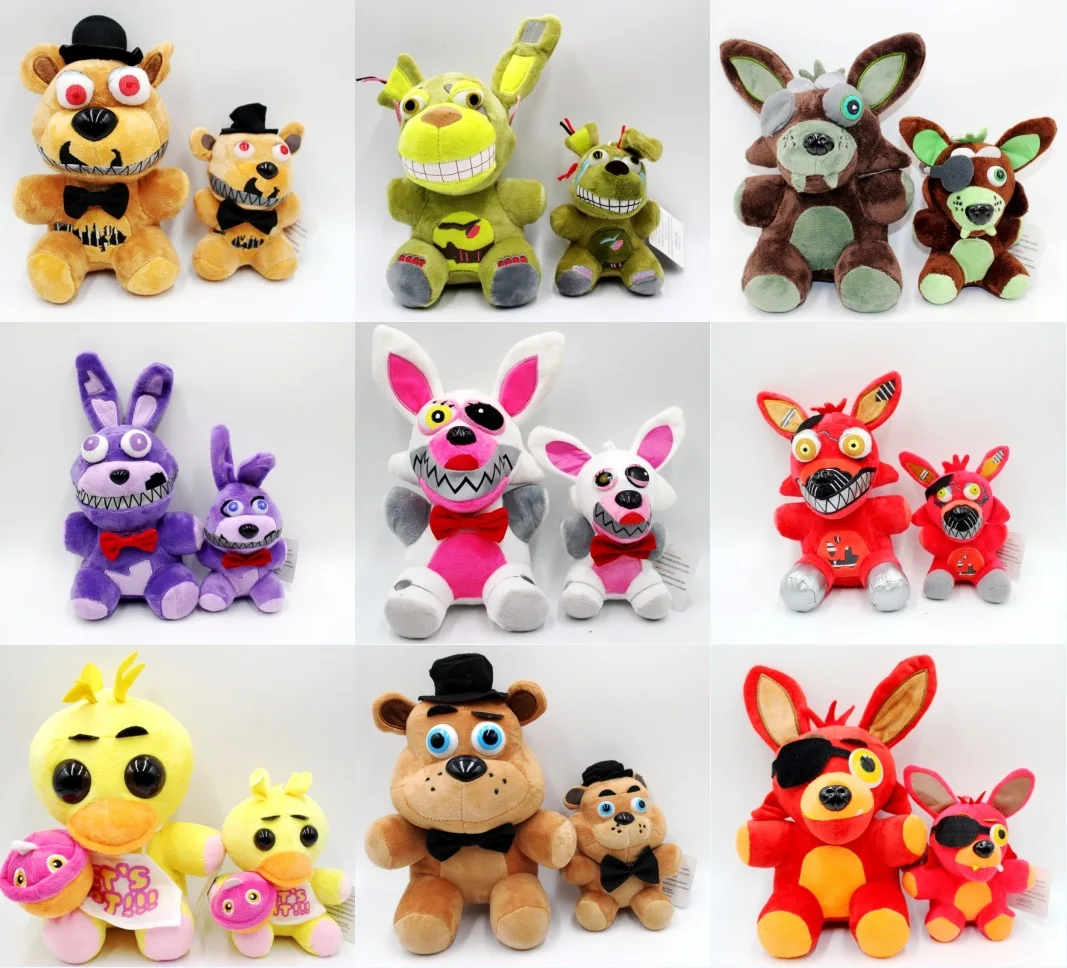 Тигровый медведь пять ночей шаровары &quotдевять стилей плюшевых игрушек FNAF