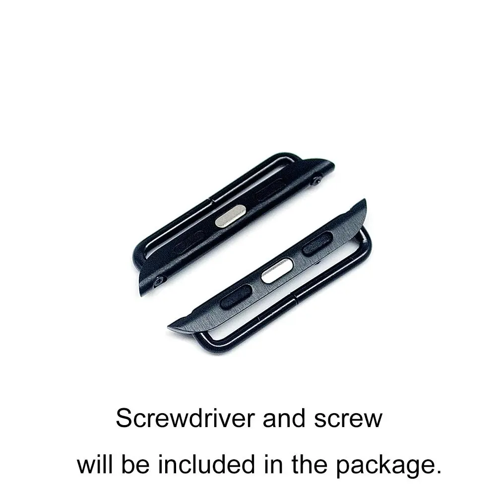 Соединительный адаптер из нержавеющей стали совместимый с Apple Watch ремешок для iWatch