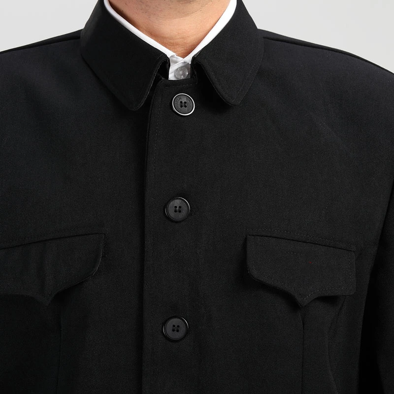 Мужской классический китайский Костюм Туника в стиле ретро Восточная