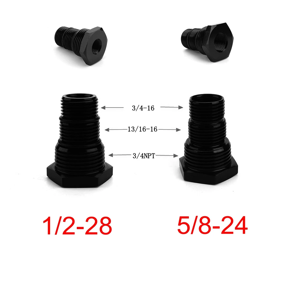 

Алюминиевый сплав 1/2-28 до 3/4-16 13/16-16 3/4NPT и 5/8-24 до 3/4-16 13/16-16 3/4NPT автомобильный резьбовой масляный фильтр адаптер