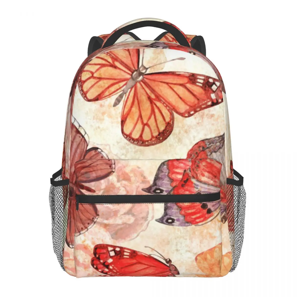 

Beautiful Flying Butterflies Casual Daypack Travel School Bag with Pockets for Women College