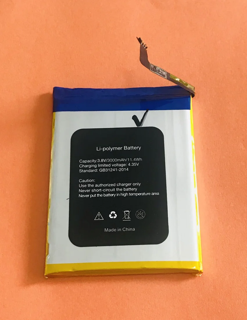 Оригинальный б/у аккумулятор 3000 мАч батарея для NOMU M6 MTK6737VWT Quad Core|Объективы