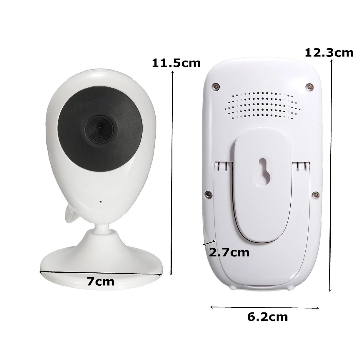 

2.4inch 2.4G LCD Wireless Digital Audio Video Baby Monitor with Camera Baby Nanny Security Camera Temperature Monitoring