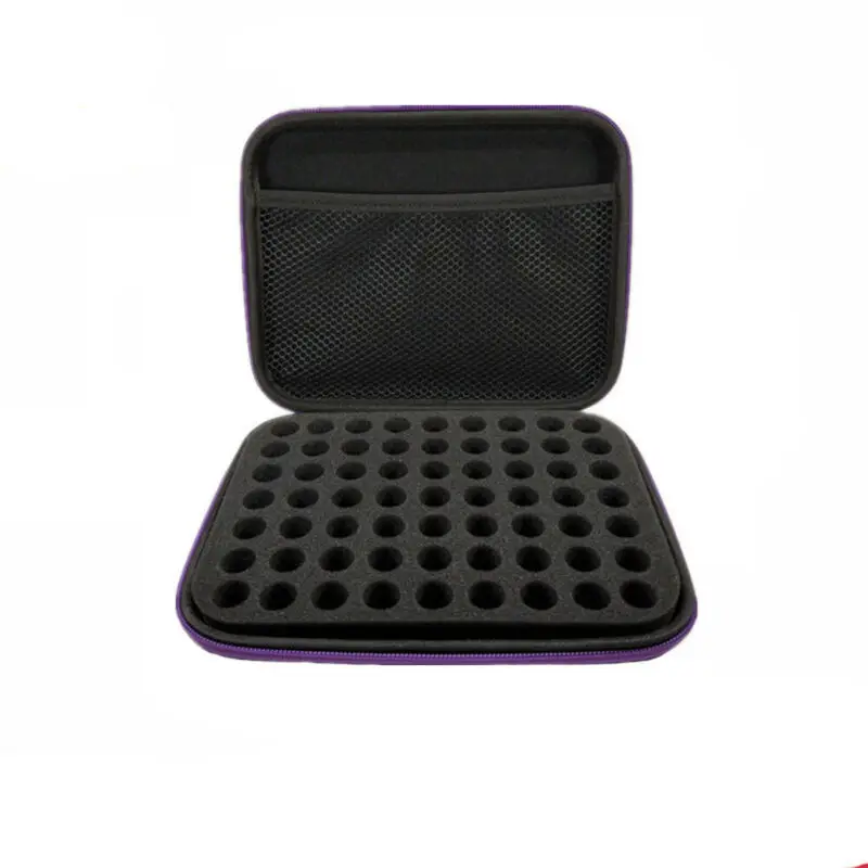 

63 Bottle Essential Oil Carry Case 1ML-3ML Holder Storage Bag Box Aromatherapy Bag