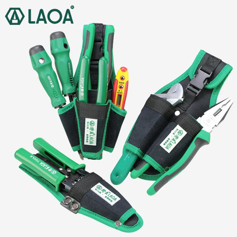 LAOA многофункциональная сумка для инструментов 600D двухслойная ткань Оксфорд