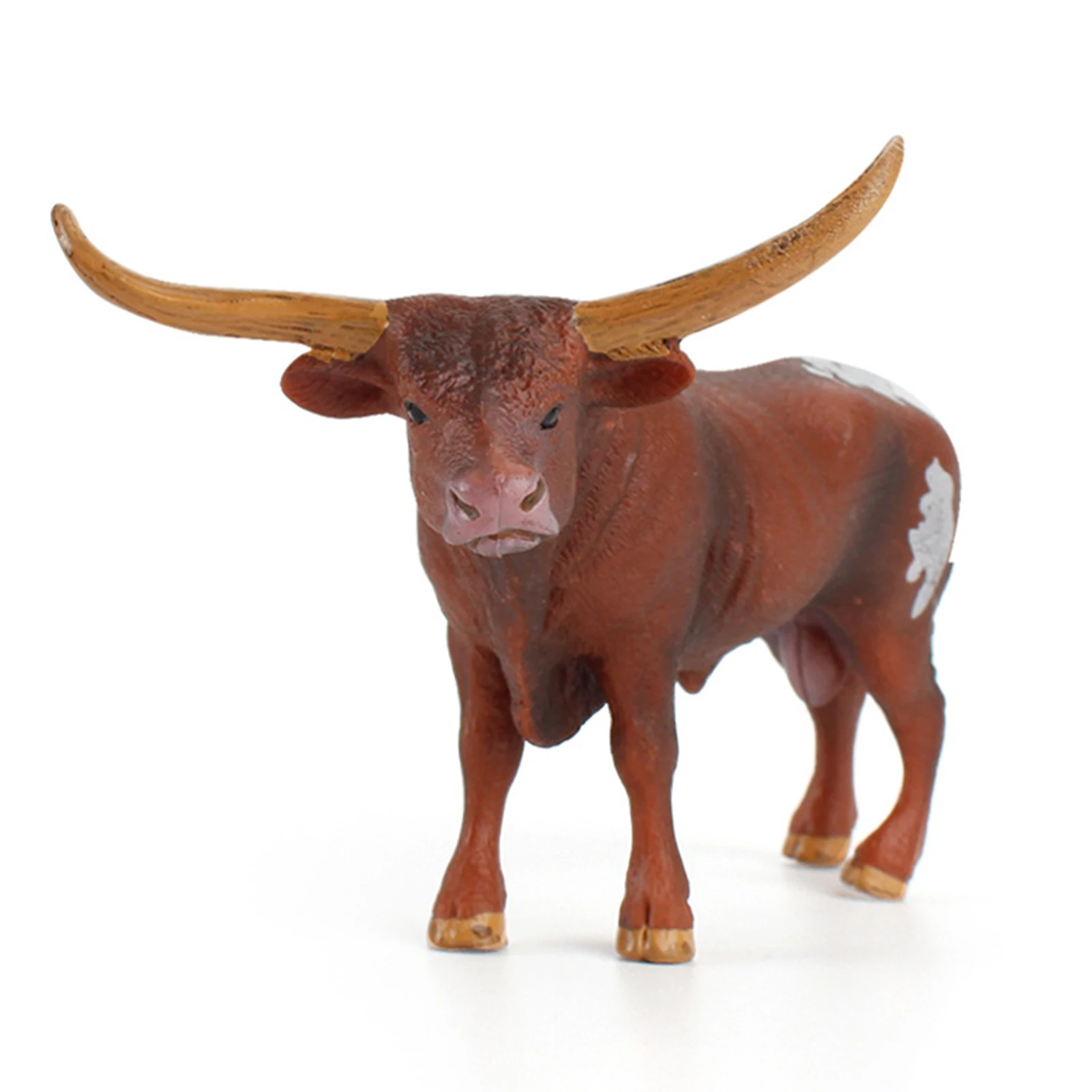 

Children Cognitive Educational Interactive Interesting Attractive Stylish Animal Longhorn Cattle Hand-drawn Cow Model Toy