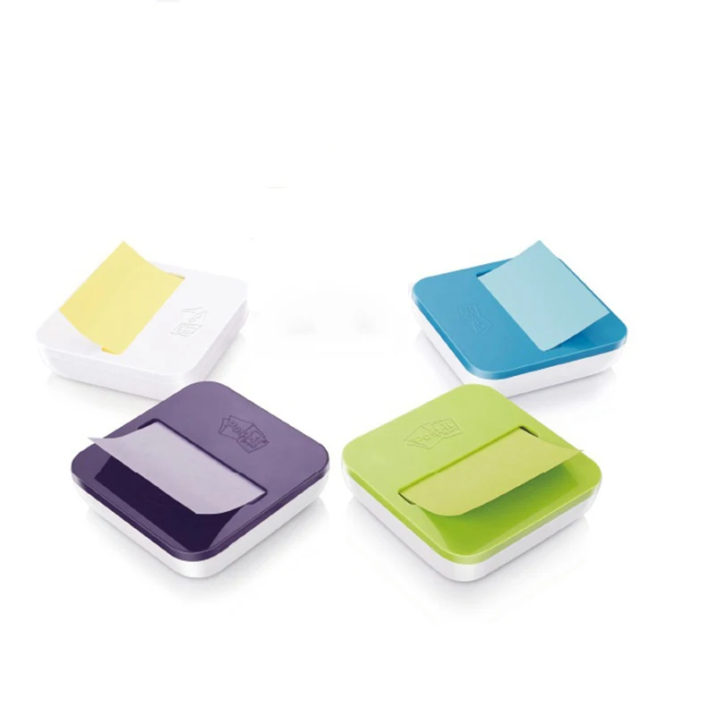 

Post it Note Paper Removable Dispenser base With Sucker For 76*76mm Sticky Notes Colorful Memo pad 3M Big Brand Are Trustworthy