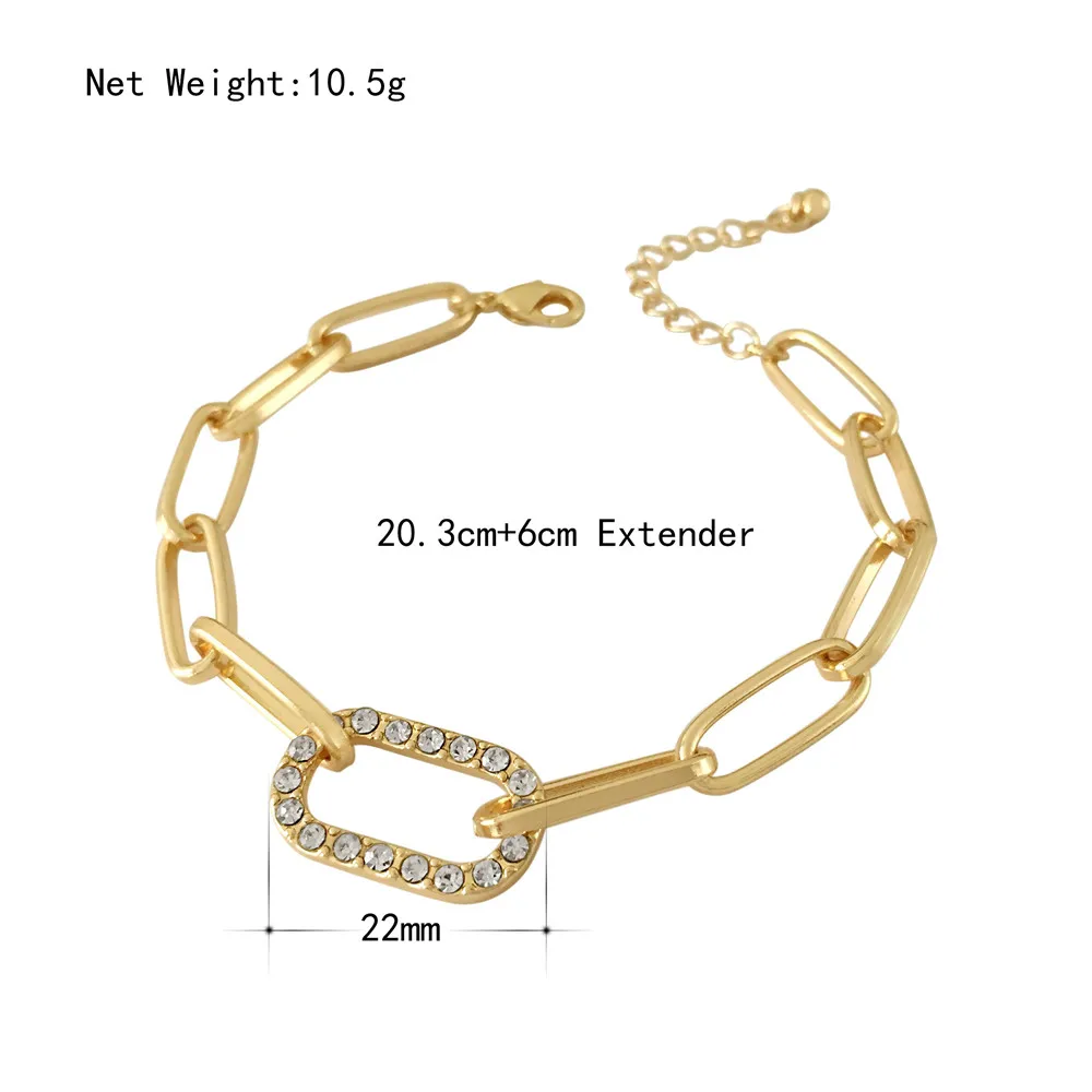 

Charm Metal Chain Bracelets Steampunk Women Men Armband Boho Snake Lock Bracelet Friends Couple Jewelry