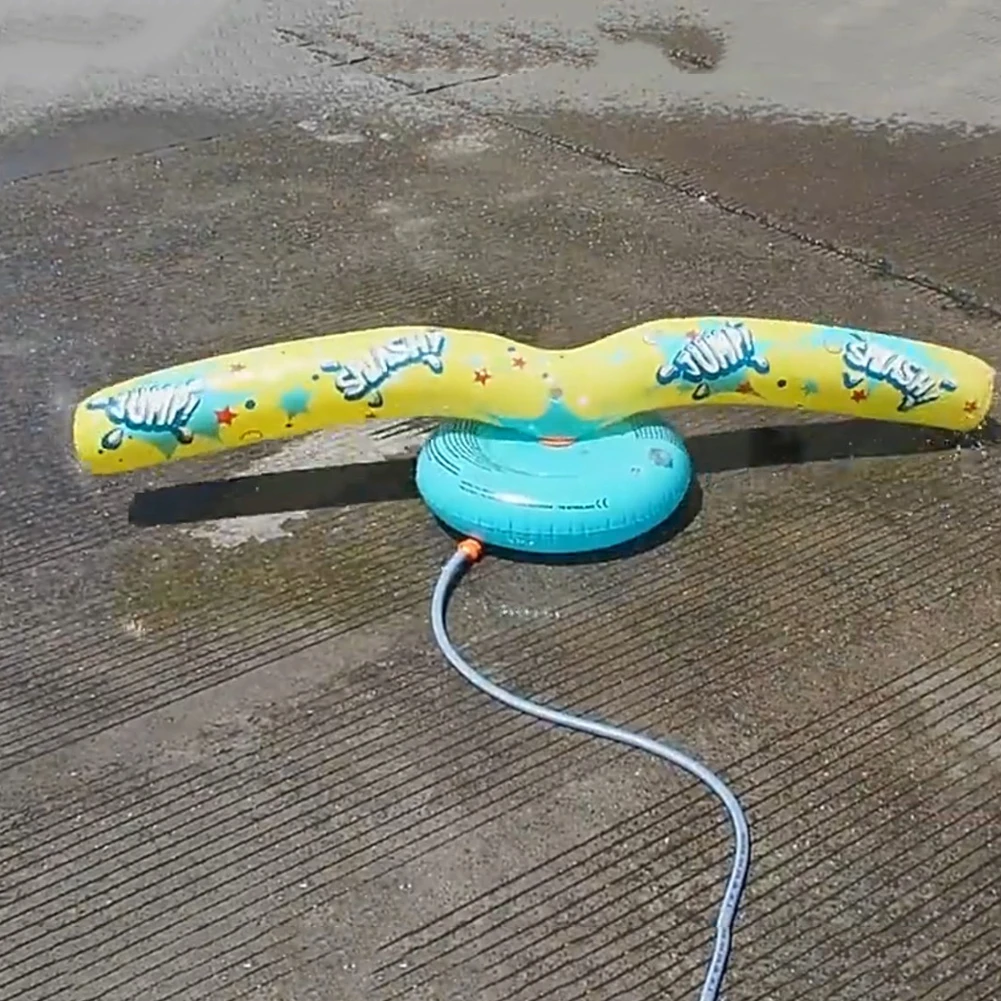 Children Water Sprinkler Play Stick Garden Lawn Pool Fun Games Spray Toys Inflatable Rotatable Toy | Игрушки и хобби