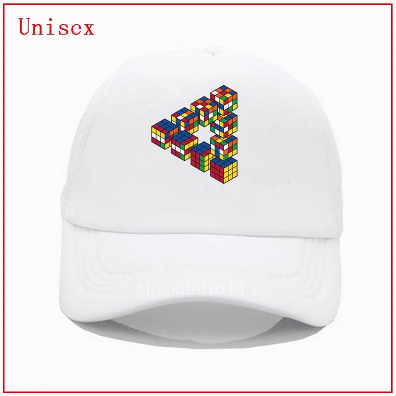 Женские и мужские треугольные бейсболки Penrose с оптической иллюзией бейсболка