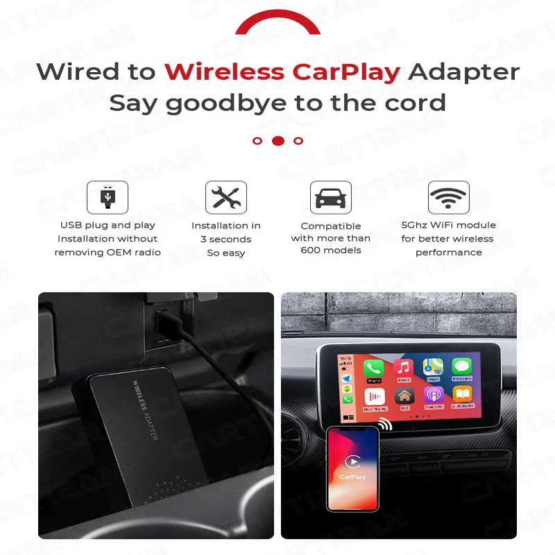 Беспроводной Carplay Ai Box Car 8-ядерный 4 + 64G Аудио навигация для Porsche Panamera Macan Cayenne 911 718