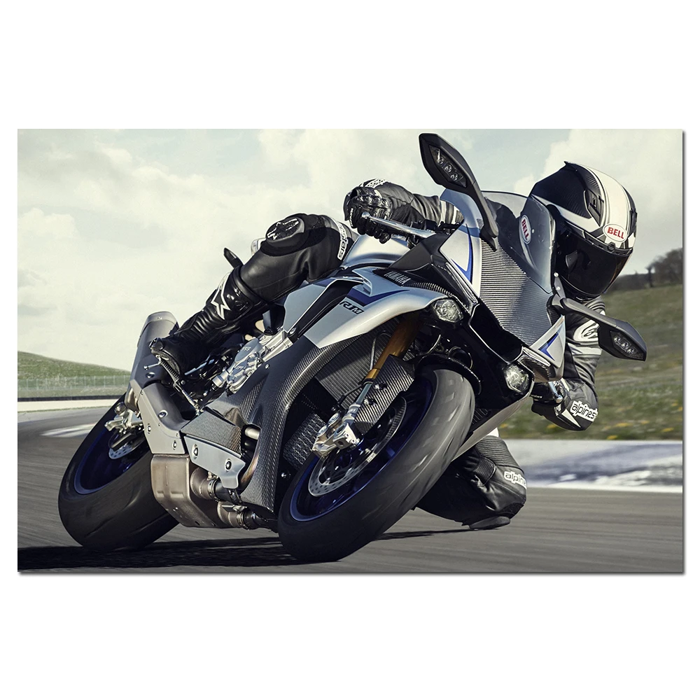 Плакаты с мотоциклами Yamaha YZF-R1 Настенная картина холст настенная живопись