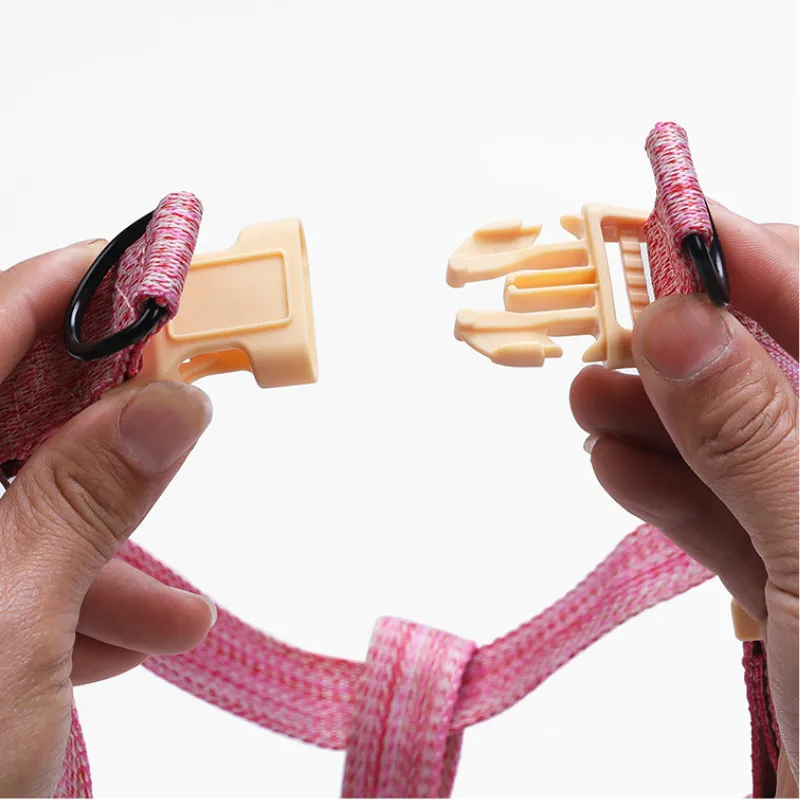 Шлейка для домашних животных нейлоновый поводок из полиэстера регулируемый