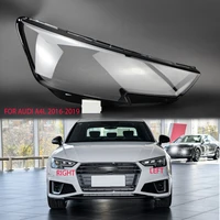 for audi a4l 2016 2018 headlight lampshade car headlight protection lens glass pc housing cover