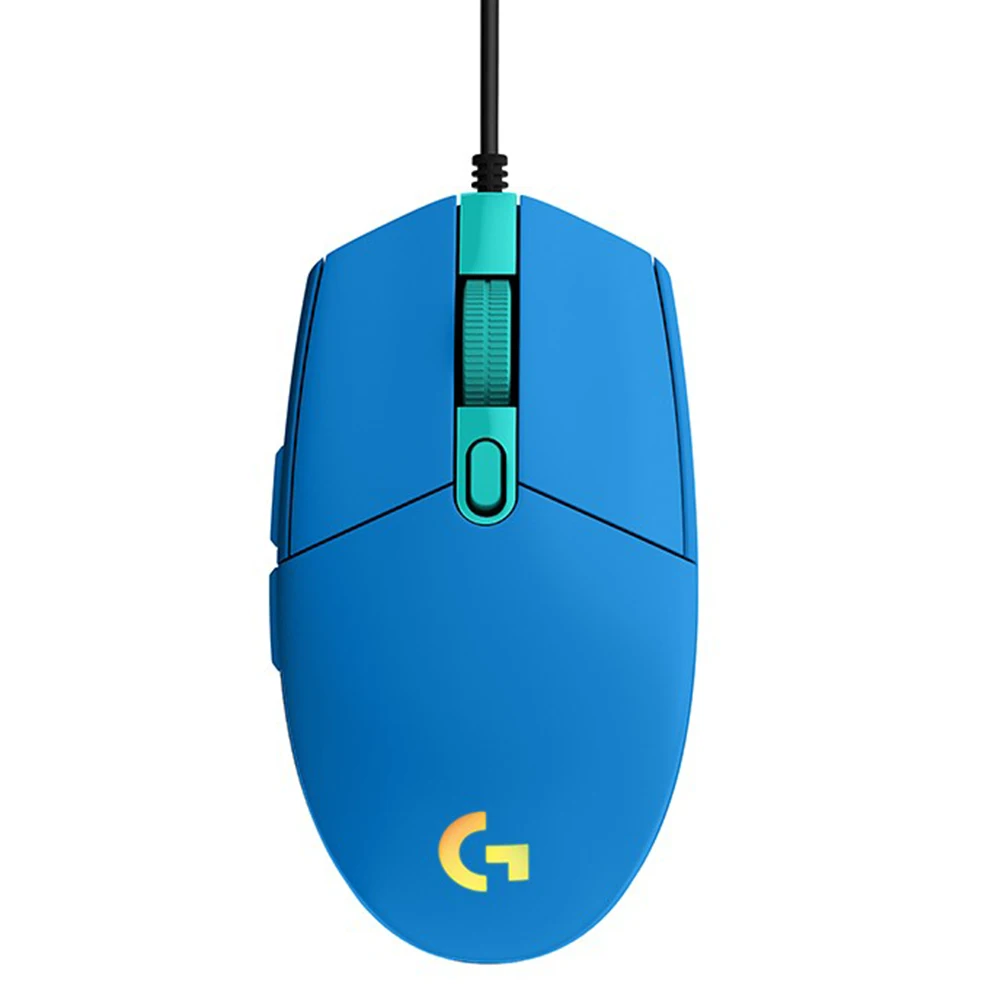 Оригинальная игровая мышь Logitech G102 IC PRODIGY/LIGHTSYNC оптическая 8000DPI 16 8 м цветной