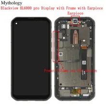 For Blackview BL6000 Pro LCD Display Touch Screen Earpiece Volume Power Button Flex Cable Frame Mobile Phone Repair Parts