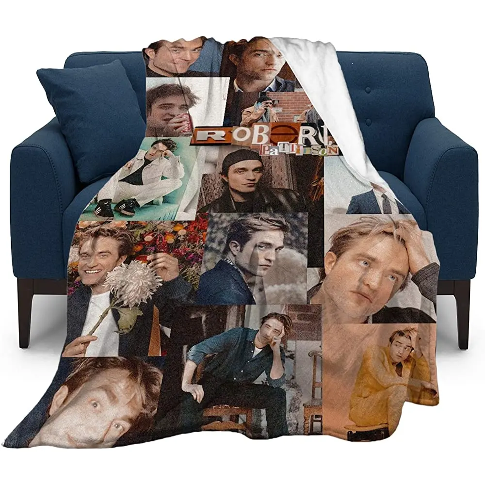 

Vividuke Robert Pattinson Edward Cullen UltraSoft Micro Fleece Throw Blankets for Home Couch Bed Sofa Cozy Warm Blanket
