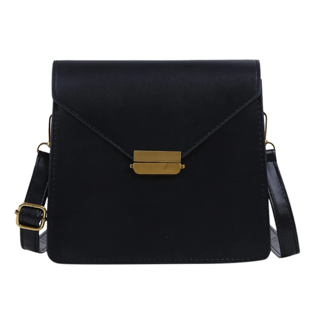 Модная женская однотонная сумка через плечо сумка-мессенджер для мобильного