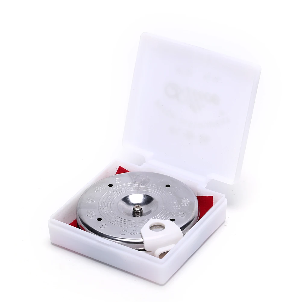 1 шт. гитарный тюнер с чехлом 13 Tone Note Key хроматический C-C Pitch Pipe корпусом Тюнинг Bass |