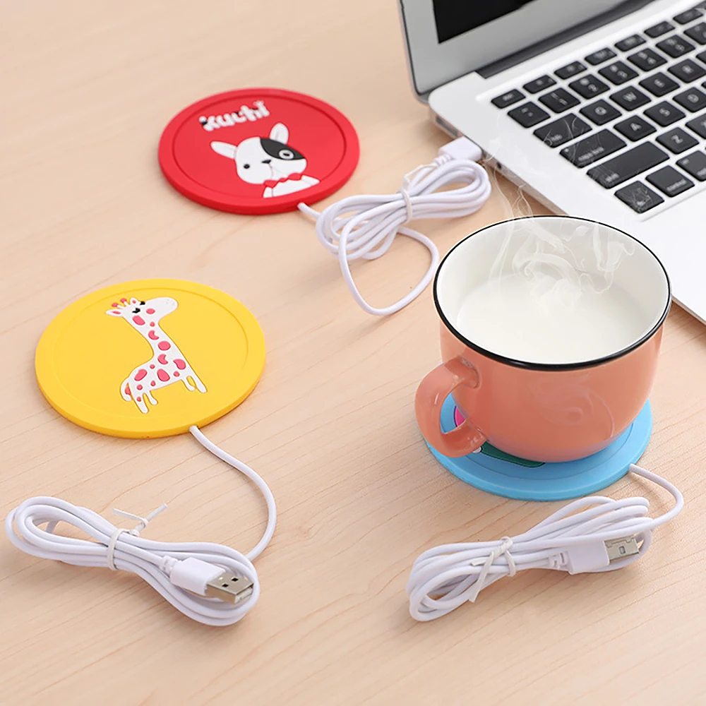 USB милый мультфильм теплее гаджет Силиконовые тонкие чашки-Pad кофе чай напиток Usb
