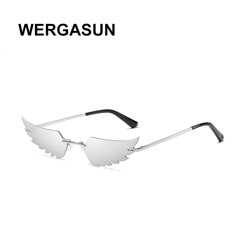Ретро солнцезащитные очки WERGASUN кошачий глаз женские черные треугольные