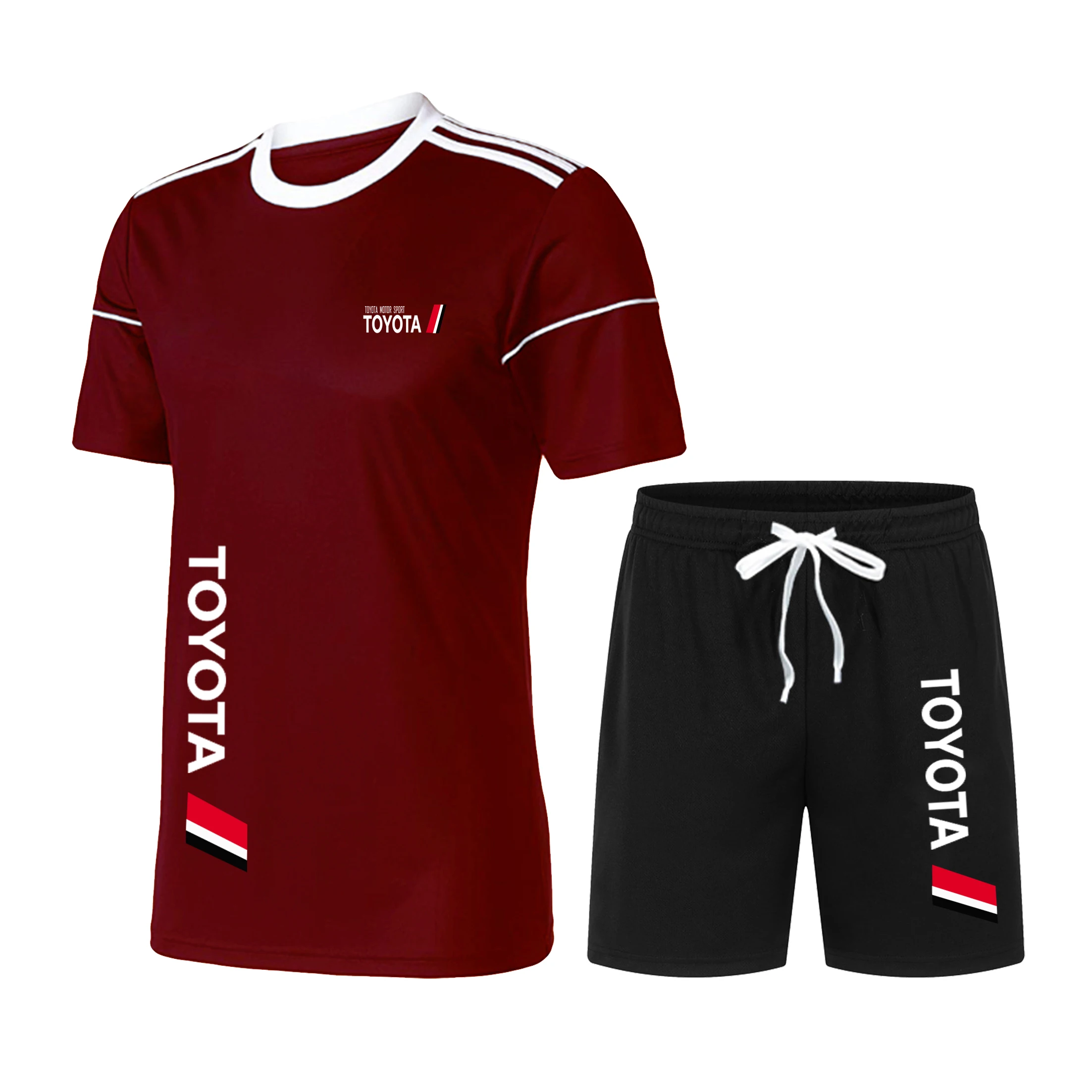 

2021 summer fashion casual male sports suit male sports clothing men's sportswear track suits short sleeve t-shirt sets