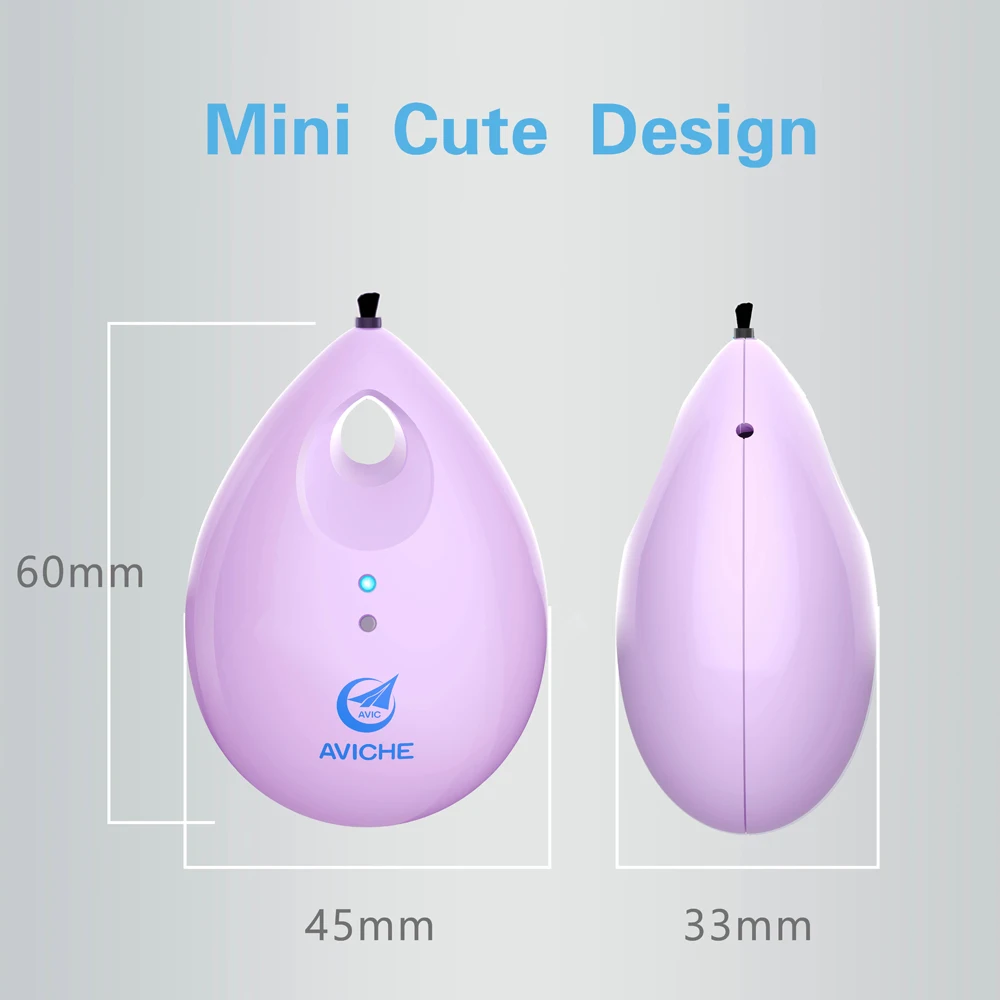 Personal Rechargeable and Portable Air Purifier Negative Ion Generator Purifies Air Eliminating Germs, Dust, Viruses, Bacteria