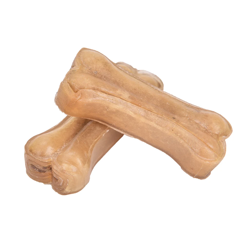 

10Pcs/Lot Dog Toys Bones Hot Crystal Leather Pressing Bone Chews Snack Food Treats Dogs Bones For Pet Dog Supplies Wholesale