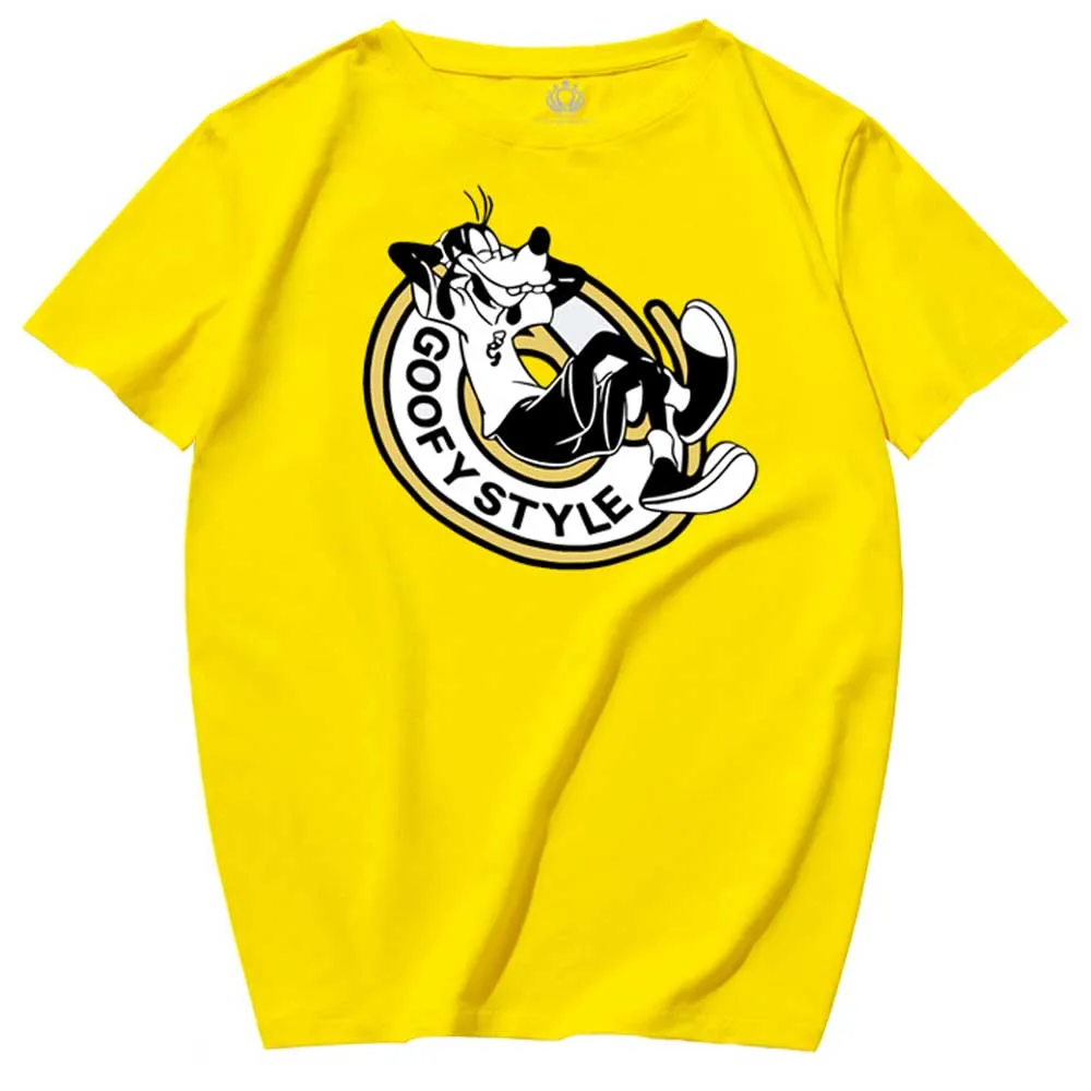 Модная шикарная женская футболка с мультипликационным принтом Goofy Dog 10
